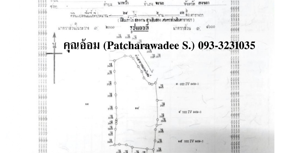 For sale land in Chana, Songkhla