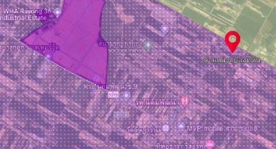 For sale land in Nikhom Phatthana, Rayong