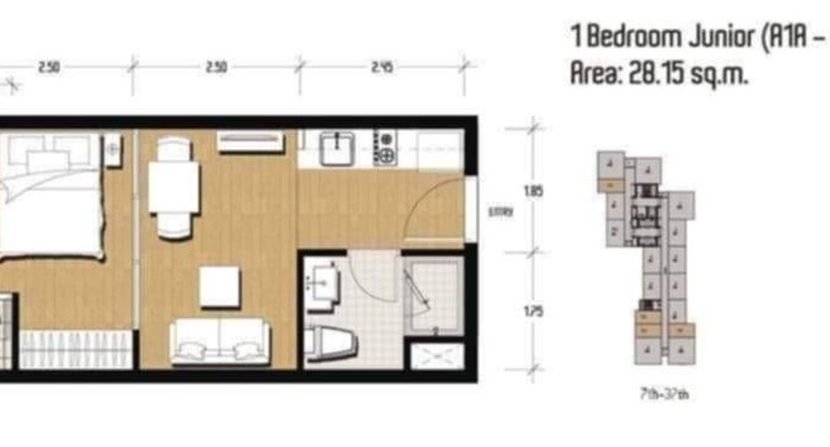 For sale studio condo in Pak Kret, Nonthaburi