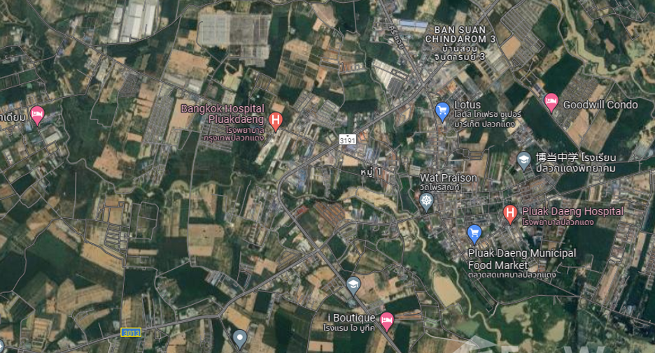 For sale land in Pluak Daeng, Rayong