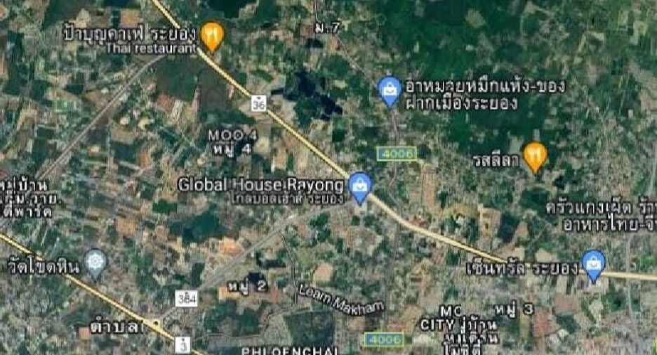 For sale land in Nikhom Phatthana, Rayong