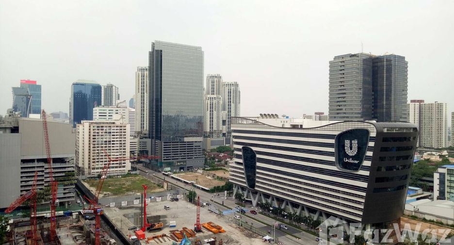 For rent studio condo in Huai Khwang, Bangkok