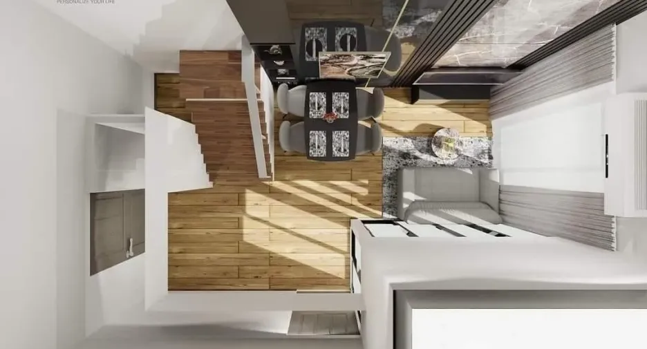 Condo en alquiler de 2 habitaciones en Huai Khwang, Bangkok