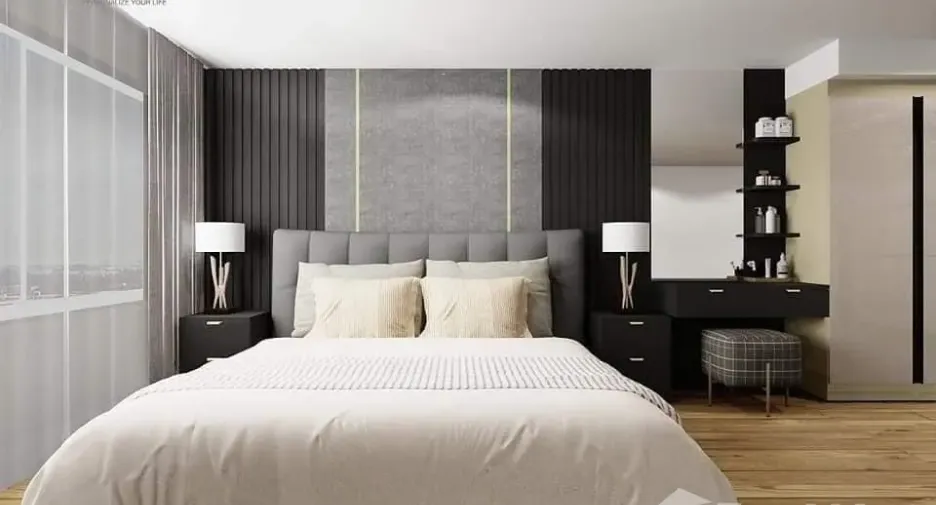 Condo en alquiler de 2 habitaciones en Huai Khwang, Bangkok