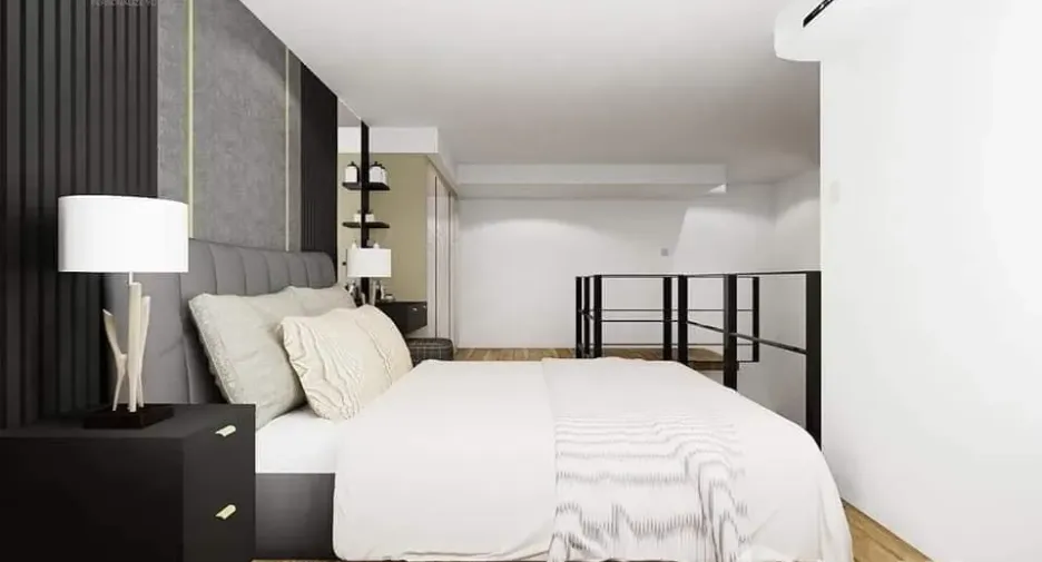 Condo en alquiler de 2 habitaciones en Huai Khwang, Bangkok