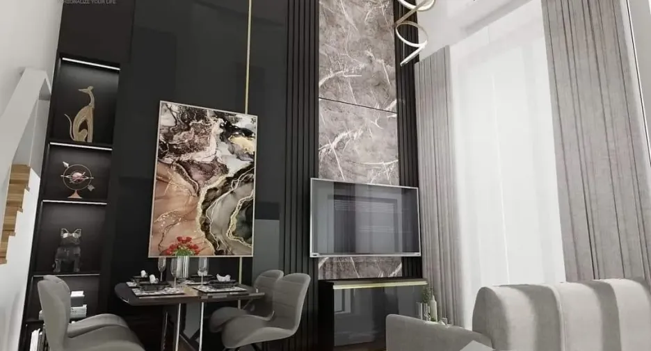 Condo en alquiler de 2 habitaciones en Huai Khwang, Bangkok