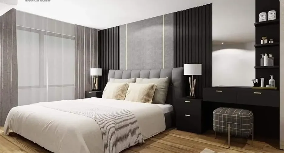 Condo en alquiler de 2 habitaciones en Huai Khwang, Bangkok