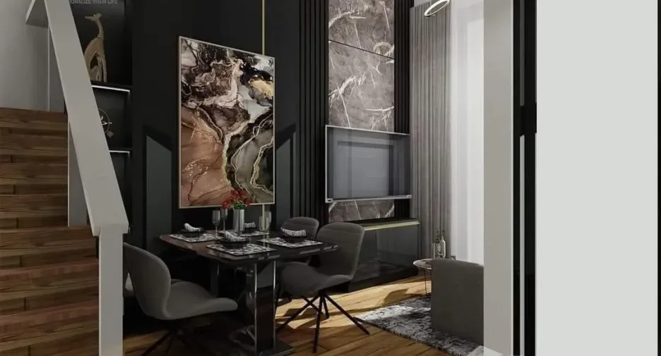 Condo en alquiler de 2 habitaciones en Huai Khwang, Bangkok