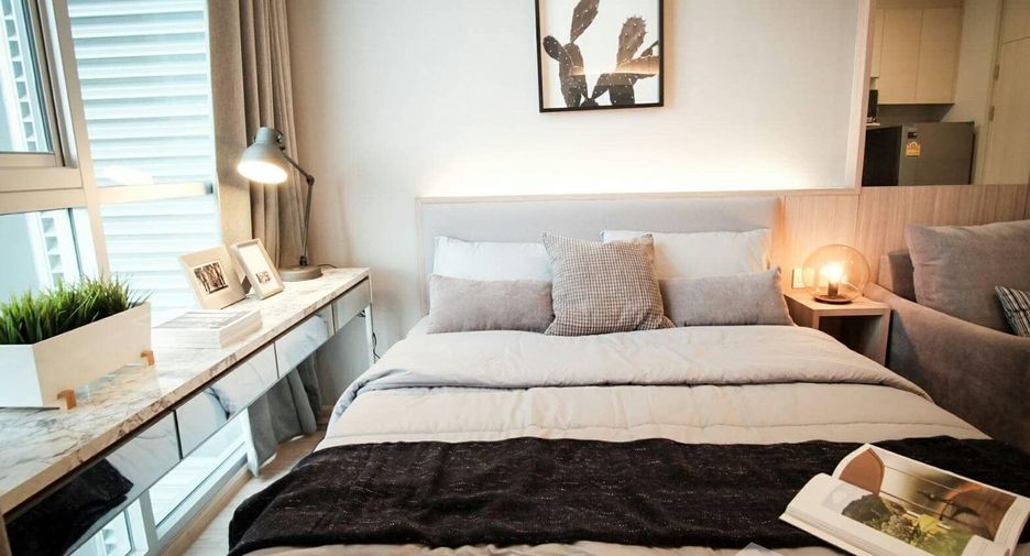 For rent studio condo in Huai Khwang, Bangkok