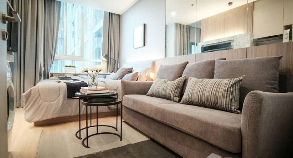For rent studio condo in Huai Khwang, Bangkok
