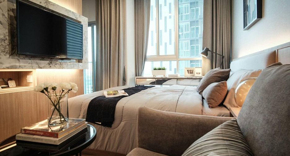 For rent studio condo in Huai Khwang, Bangkok