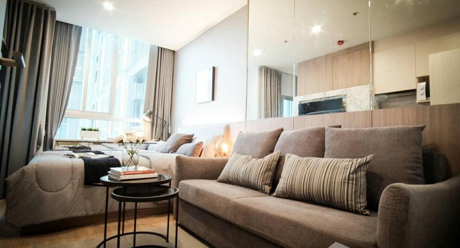 For rent studio condo in Huai Khwang, Bangkok