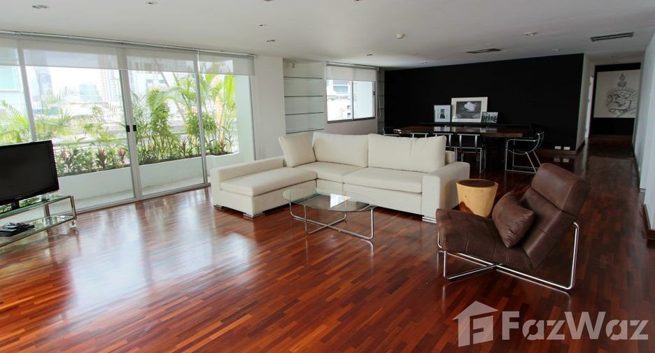 Condo en alquiler de 3 habitaciones en Sathon, Bangkok