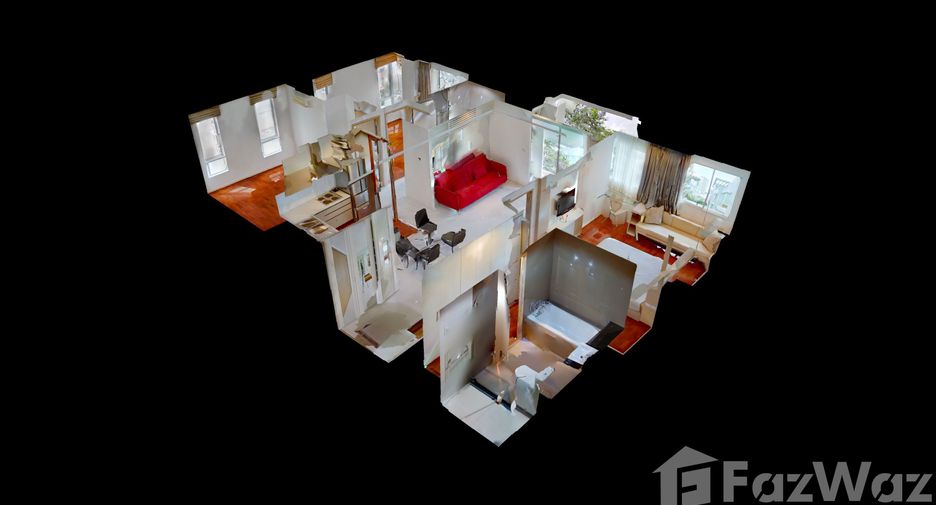 For rent 3 bedrooms condo in Khlong Toei, Bangkok