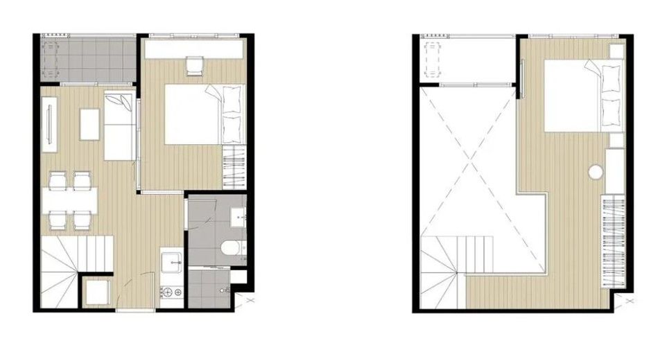For rent 2 bedrooms condo in Bang Phlat, Bangkok