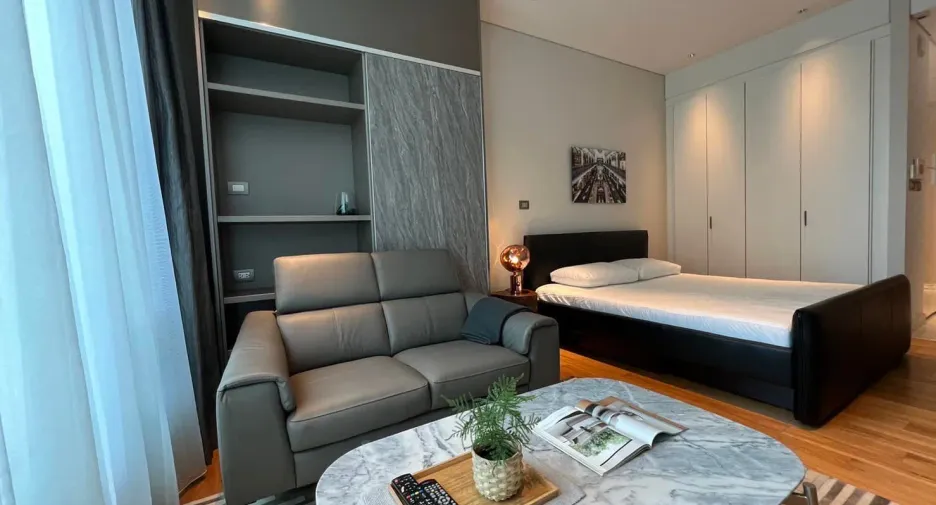 For rent studio condo in Pathum Wan, Bangkok