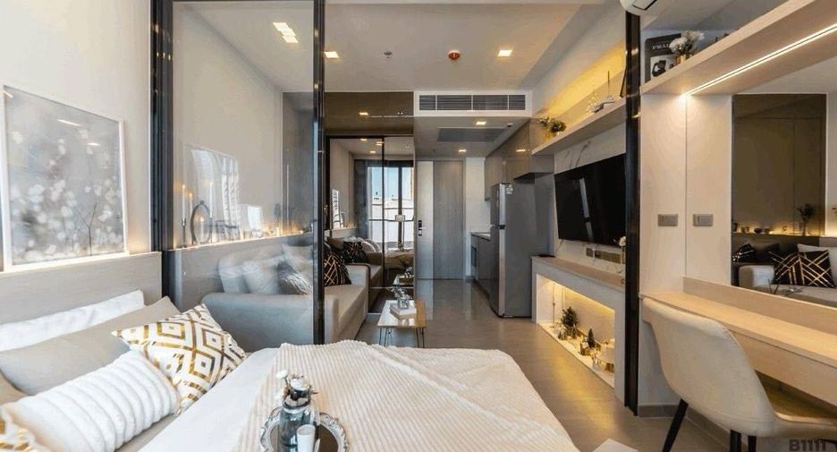 Wohnung zur Miete mit 1 Zimmer in Huai Khwang, Bangkok