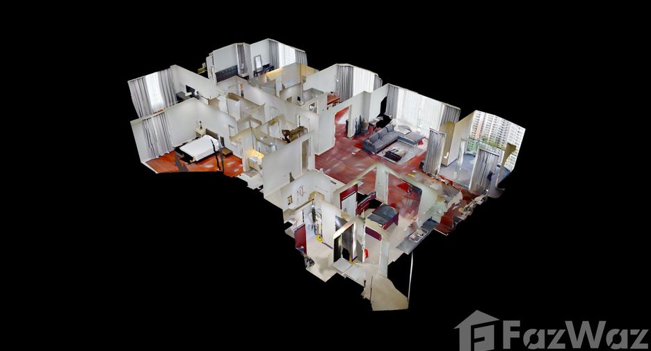 Wohnung zur Miete mit 4 Zimmer in Pathum Wan, Bangkok