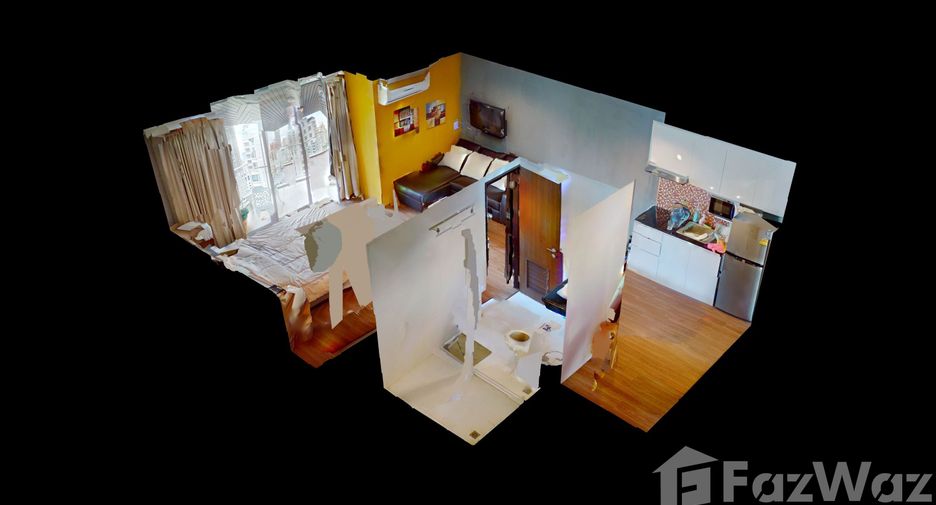 Wohnung zur Miete mit Studio in Pathum Wan, Bangkok