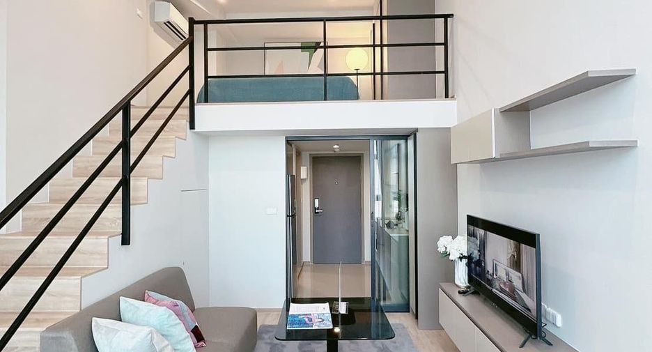 Wohnung zur Miete mit 1 Zimmer in Huai Khwang, Bangkok
