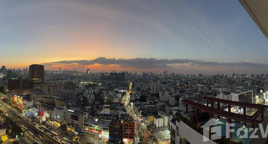 For rent studio condo in Huai Khwang, Bangkok