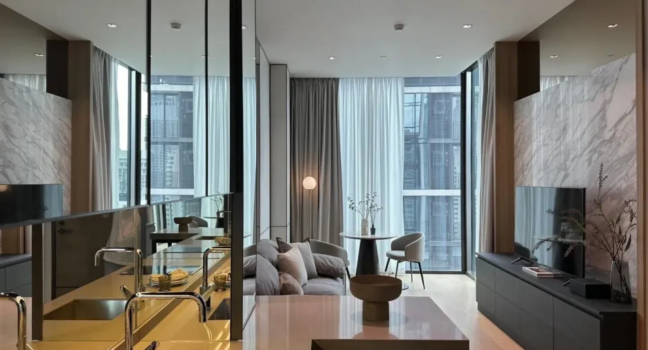 For rent 1 bed condo in Pathum Wan, Bangkok
