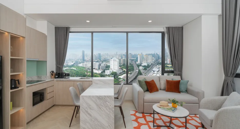 For rent 2 ベッドルーム hotel in Huai Khwang, Bangkok