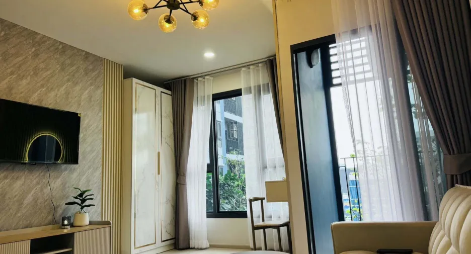 For rent studio condo in Din Daeng, Bangkok