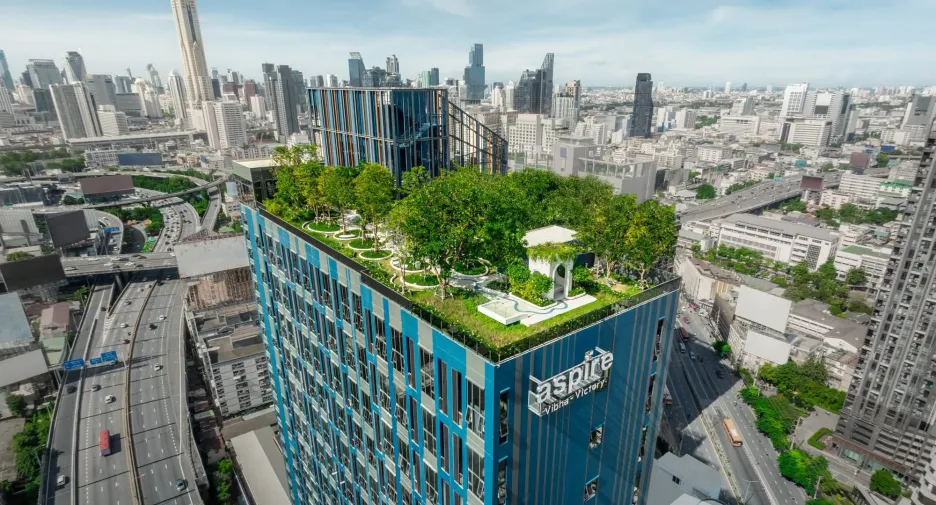 For rent studio condo in Din Daeng, Bangkok