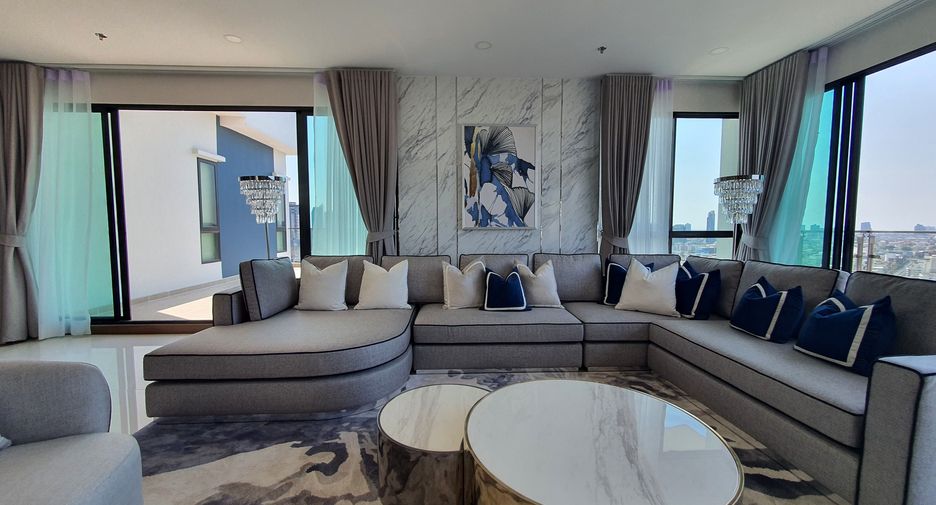 Wohnung zur Miete mit 4 Zimmer in Khlong San, Bangkok