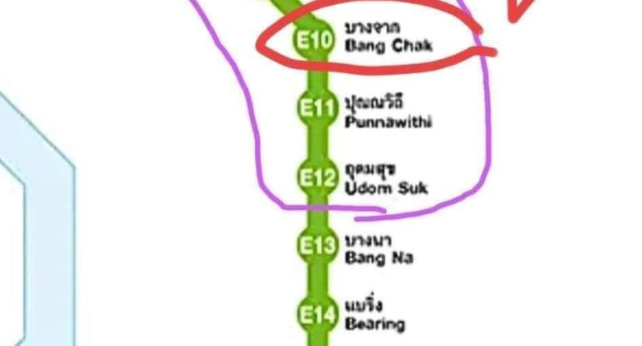 Reihenhaus zur Miete mit 3 Zimmer in Phra Khanong, Bangkok