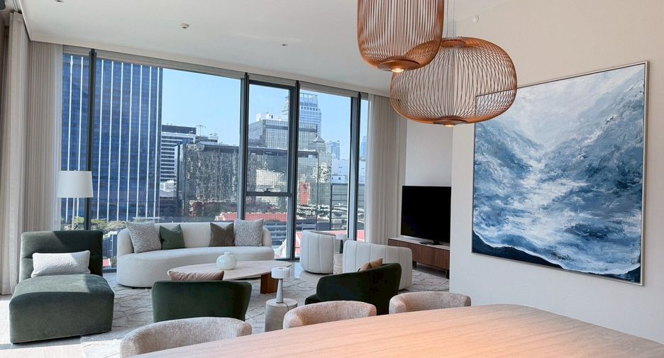 Condo en alquiler de 2 habitaciones en Pathum Wan, Bangkok