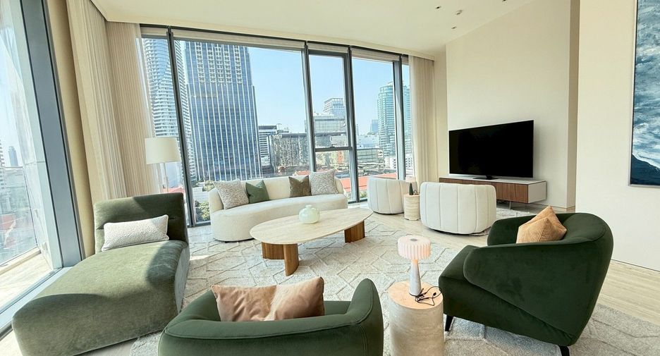 Condo en alquiler de 2 habitaciones en Pathum Wan, Bangkok