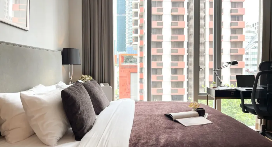 For rent 2 bedrooms condo in Sathon, Bangkok