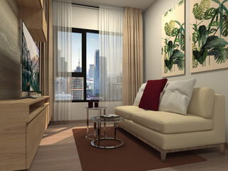 For rent 1 bed condo in Huai Khwang, Bangkok