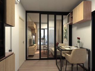 For rent 1 bed condo in Huai Khwang, Bangkok