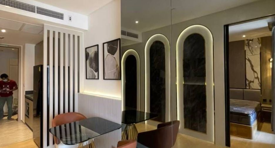 For rent 1 bed condo in Huai Khwang, Bangkok