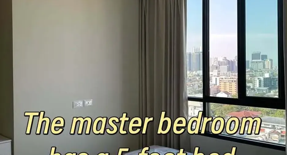 À louer 2 chambres condo à Huai Khwang, Bangkok