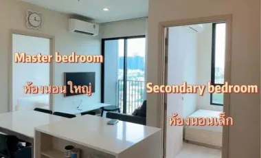 For rent 2 bedrooms condo in Huai Khwang, Bangkok