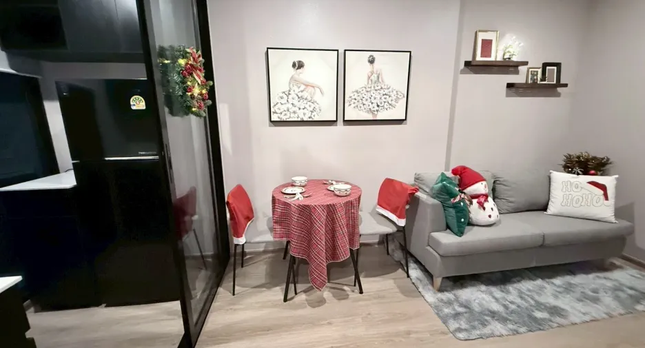 For rent 1 bed condo in Huai Khwang, Bangkok