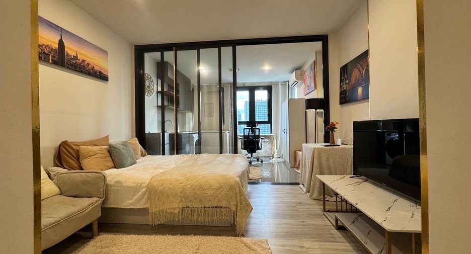 For rent studio condo in Huai Khwang, Bangkok