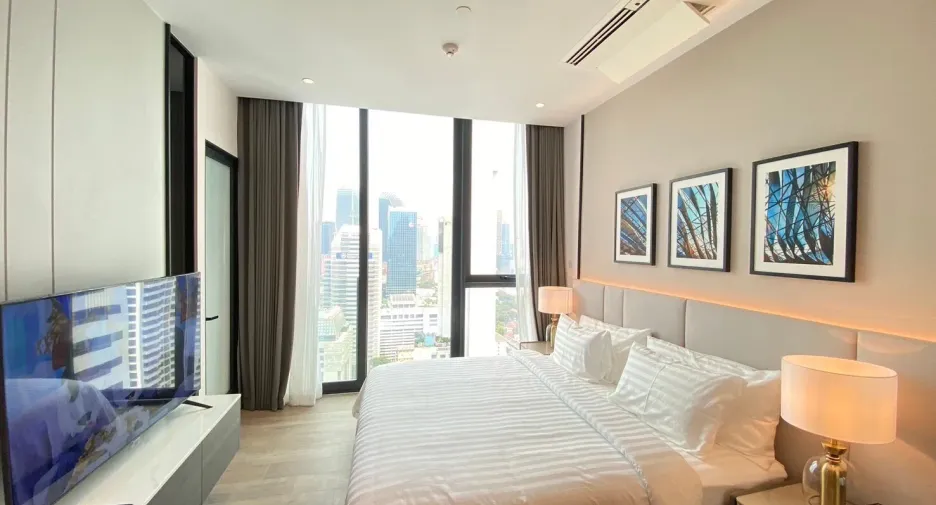 For rent 2 bedrooms condo in Sathon, Bangkok