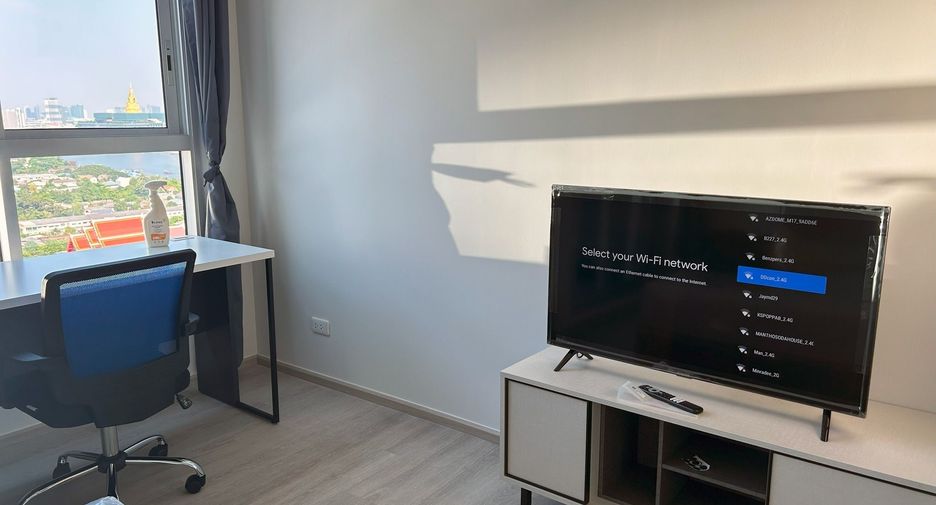 For rent studio condo in Bang Phlat, Bangkok