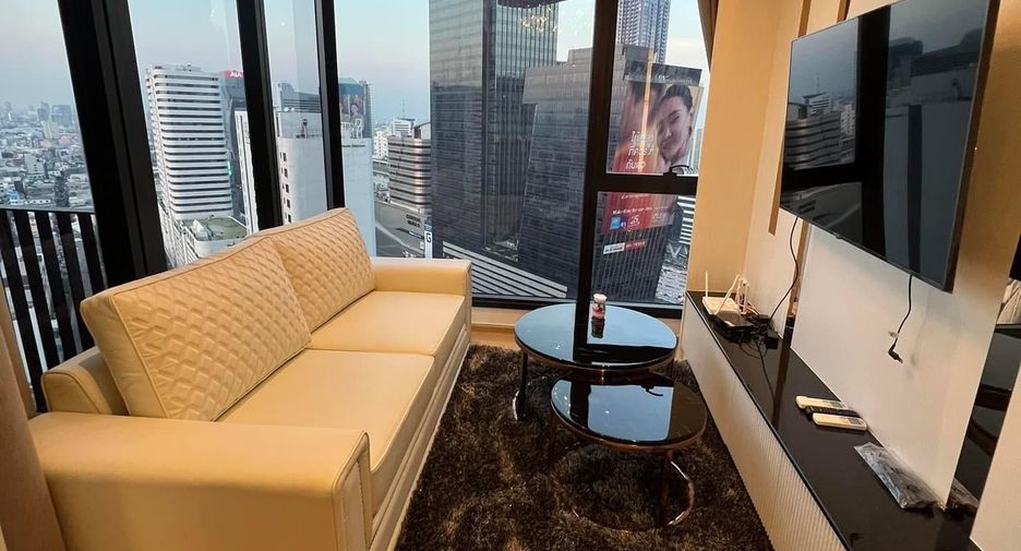 For rent 1 bed condo in Huai Khwang, Bangkok