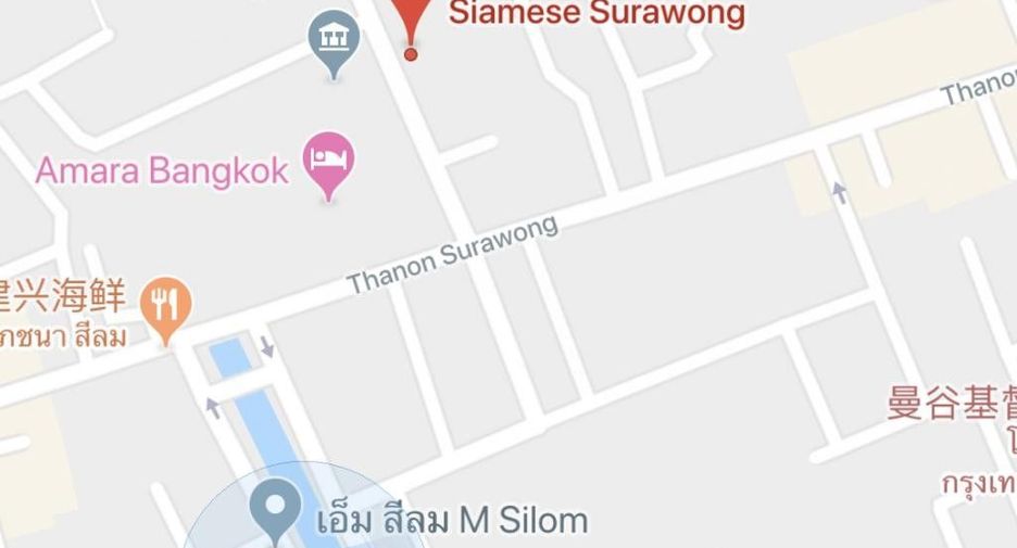 For rent 2 bedrooms condo in Bang Rak, Bangkok