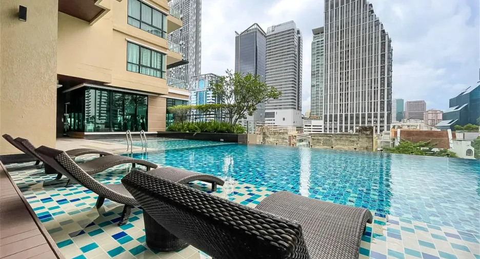For rent 2 bedrooms condo in Sathon, Bangkok