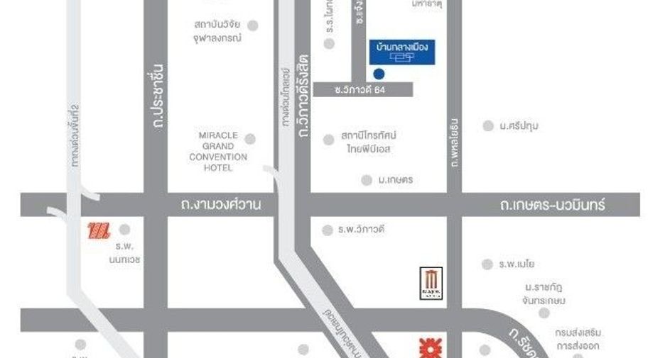 Reihenhaus zur Miete mit 3 Zimmer in Bang Khen, Bangkok
