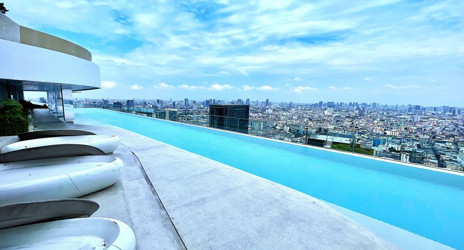 For rent 1 bed condo in Huai Khwang, Bangkok