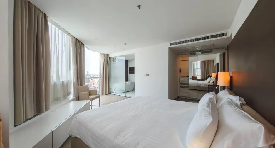 For rent 2 bedrooms condo in Sathon, Bangkok