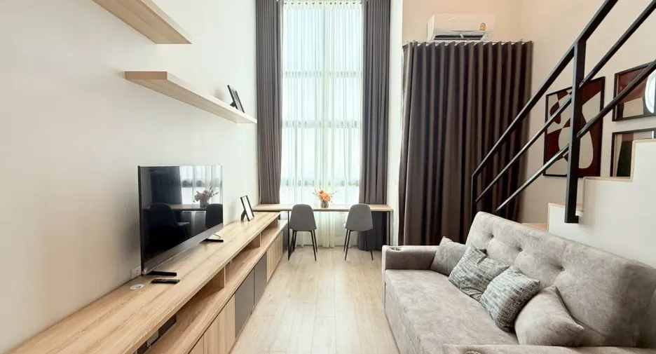 Wohnung zur Miete mit 1 Zimmer in Huai Khwang, Bangkok
